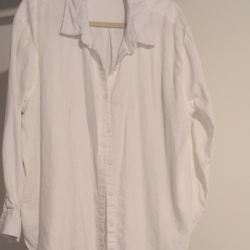 Cotton On Women White Casual Button Down Shirt